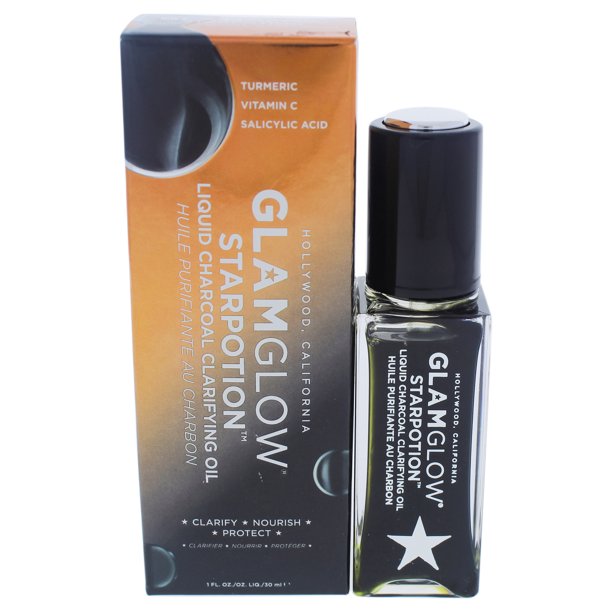 GlamGlow Starpotion Liquid Charcoal Clarifying Oil