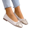 thumbnail image 3 of YLYL Womens Ballet Flats Bow Pointed Toe Slip on Office Work Comfort Dress Party Flat Shoes, 3 of 8
