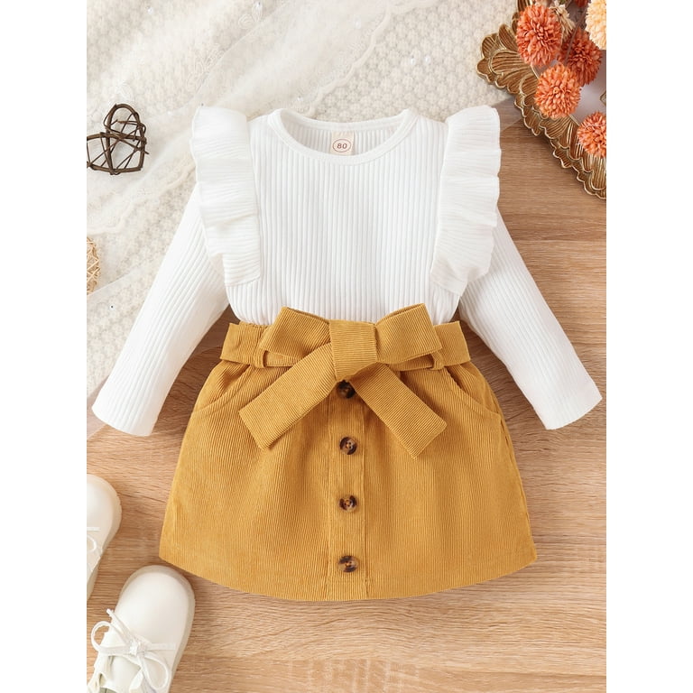 Suealasg Kids Girls Skirts Set Clothes 1T 2T 3T 4T Little