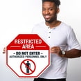 thumbnail image 2 of Restricted Area Sign, Do Not Enter Authorized Personnel Only Sign,, 2 of 8