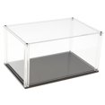 thumbnail image 3 of 2 x Caja de presentación de acrílico transparente - Escaparate de protección contra el polvo para exhibición de s , cupcakes, perfumes y más Macarena Vitrina a prueba de polvo, 3 of 8