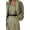 Green, variant on Women's Business Outfit Cropped Blazer And Strapless Tube Top Jumpsuits 2 Piece Suit Set Belted Wide Leg Romper Fall Casual Office Work Clothes