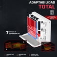 thumbnail image 3 of Gabinete Gamer BALAM RUSH TANK EXPERT CURVE 6800 ATX Media Torre 3 Fan Panel Curvo Cristal Templado USB-C ARGB Blanco BR-941587, 3 of 6