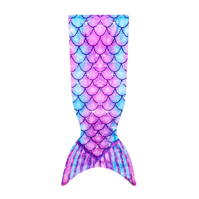 Mermaid Tail Blanket for Kids Teens Girls Rainbow Mermaid Blanket All