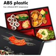 thumbnail image 3 of Vett Sushi Bento Box with Lid, Japanese Sushi Tray Lunch Box for Home Restaurant School, 3 of 5