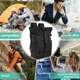 thumbnail image 5 of Xeede Black Backpack, Cute Backpack, Aesthetic Backpack, Laptop Bookbag, Fashion Casual Travel Daypack, Large Capacity Bookbags, Water Resistant Backpacks, Sturdy Backpack, 5 of 6
