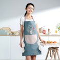 thumbnail image 4 of Jinsinto 2pcs Aprons Cooking Apron, Home Apron That Wipes Your Hands, 4 of 5