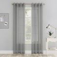 thumbnail image 1 of Mainstays Crushed Voile Window Curtains Panel Pair, 1 of 6