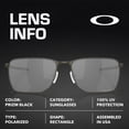 thumbnail image 4 of Oakley OO4142 Ejector Rectangle Shaped Polarized Sunglasses for Men - Includes Official Eyewear Kit - Carbon Frame with Prizm Black Lens, 4 of 6