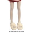 thumbnail image 3 of Semi Opaque Footed Tights Women Solid Color Pantyhose Control Top Tights Thigh High Socks High Waist Pantyhose Hosiery, 3 of 8