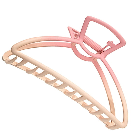 LOLIPPYY Metal Large Hair Claw Clip in Pink for Easy Hair Styling and Decoration