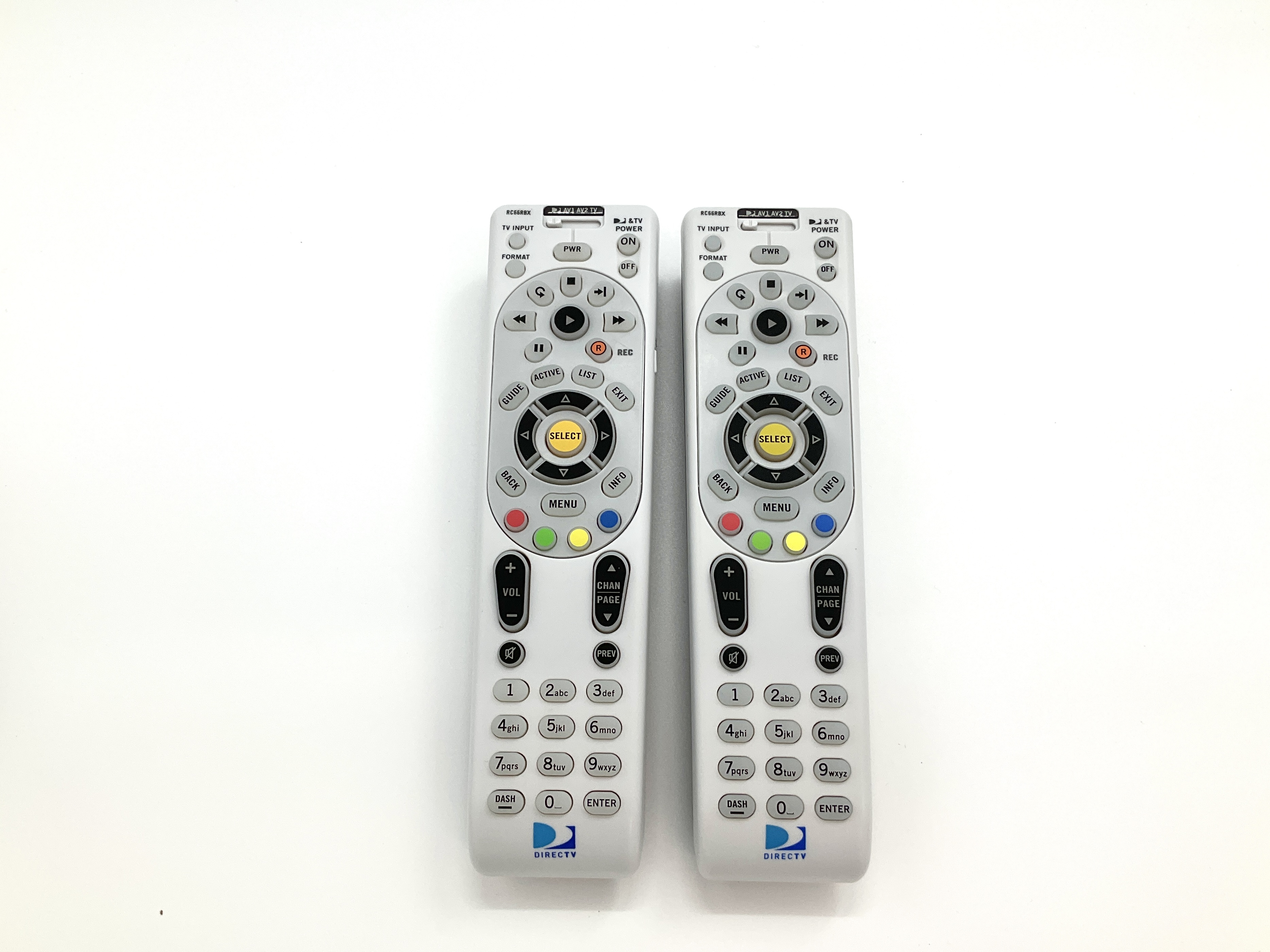 (2 Pack) Replacement DirecTV RC66RBX Universal RF Remote Control for