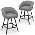 thumbnail image 6 of STARY Bar Stools Set of 2,Upholstered Bar Stool with Back, 27 inch Height Counter Height Barstools for Home Kitchen Island, 6 of 6