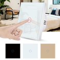 Manuel Touch Light Switch for Uk Wall Light Switch 110 V 240 V Glass