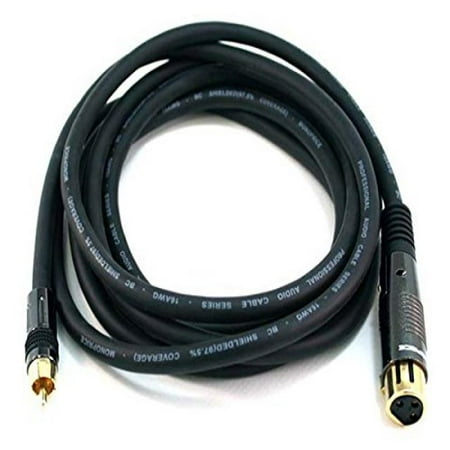6 Foot RCA Cable Pair - Made with Mogami 2964 High-Definition Audio Interconnect Cable and Amphenol ACPR Die-Cast Body, Gold Plated RCA Connectors (2 cables for left and right