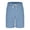 Sky Blue, variant on Bxsruta Men's Lace-Up Elastic Waist Pocket Shorts for Exercise and Casual Wear, Soft Polyester Fabric