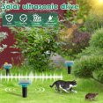 thumbnail image 6 of 4Pcs Solar Mole Repeller Waterproof Ultrasonic Animal Mole Repellent Solar Powered Gopher Repeller Spike Outdoor Snake Rat Repeller for Farm Yard Lawn Garden, 6 of 11