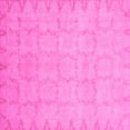 thumbnail image 1 of Ahgly Company Indoor Square Oriental Pink Traditional Area Rugs, 7' Square, 1 of 4
