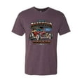 thumbnail image 2 of Wild Bobby, Ford Retro T-Bucket Roadster 1923 Vintage Garage Motors, Cars and Trucks, Men Premium Tri Blend Tee, Vintage Purple, X-Large, 2 of 4