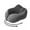 Black, variant on RFUGUG Memory Foam U-Shaped Travel Pillow - Adjustable Neck Support Cushion for Airplane Trips, Naps and Long Journeys - Perfect for Improving Posture and Comfort During Sleep