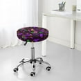 thumbnail image 7 of Naloa Mardi Gra2 Round Bar Stool Cushion Cover 12-14 inch, Fits Kitchen, Office, Restaurant Chairs - 12 inch, 7 of 7