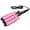 Pink - EU Plug, variant on YAHHU 3 Barrel Curling Iron Wand Hair Waver Crimper Styling Tool 22 mm / 0.86 inches Pink US Plug Dual Voltage 110V-240V Adjustable Temperature Fast Heating For All Hair Types