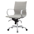 thumbnail image 2 of M365 Vegan Leather Ribbed Office Chair- Chrome Frame, 2 of 5