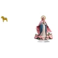 thumbnail image 1 of Figura de escritorio,Estatua tradicional sueca del caballo de Dala,Figura creativa del caballo Dalecarliano,Escultura de la Natividad,Adorno acrílico 2D Adorno de pie, 1 of 8