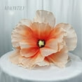thumbnail image 3 of New Photo Props 30cm Window Display Linen Large Artificial Flower Artificial Flower Giant Simulation Poppy Flower Background Wall GREY, 3 of 8