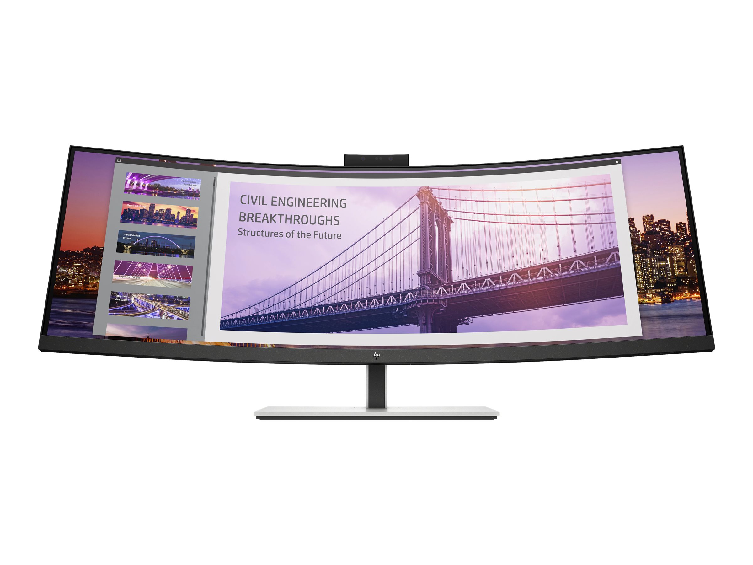 HP S430c LED monitor curved 43.4" (43.4" viewable) 3840 x 1200