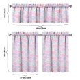 thumbnail image 5 of Kitchen Curtains 36 Inch Short - 3 Panel Set, Shark Whale Dolphin Ocean Theme, Rod Pocket Window Curtain, 100% Polyester for Nautical Farmhouse Kitchen, Easy Wash, 5 of 5
