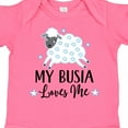 thumbnail image 4 of Inktastic My Busia Loves Me Baby Lamb Boys or Girls Baby Bodysuit, 4 of 5