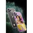 thumbnail image 3 of Happy Phone Nicholas Case Compatible with iPhone 12 in Banana Cage Funny Vaporwave Side Striped Soft Phone Shockproof Cover, 3 of 5
