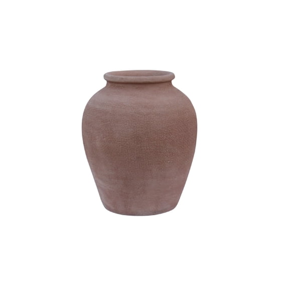 BIDK Home Terracotta Accent Vase - 10.5" - Brown