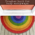 thumbnail image 6 of MAINEVENT Rainbow Half Round Doormat 30x17 Inch, Summer Outdoor Welcome Mat for Outside, 6 of 9