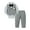 Gray, variant on CARETOO Baby Boy Suit 5pcs Infant Boy Outfit Dress Clothes Waistcoat Pants Tie Corsage Cotton Fabric