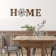 thumbnail image 4 of Decoración de pared de madera para el hogar | Letras colgantes para dormitorio o sala de estar | Cartel rústico de madera marrón | Arte mural multifuncional | 22.5x22.5 cm | Juego de 4 | Ideas de, 4 of 6