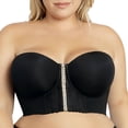 thumbnail image 2 of Parfait Shea Full Bust Longline Strapless Bra, Black, 30G, 2 of 5