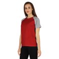 thumbnail image 3 of Inkmeso Womens Raglan Short Sleeve T-Shirt Regular Fit Casual Solid Basic Tee T-Shirts, 3 of 7