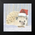 thumbnail image 2 of Adams, Emily 12x12 Black Modern Framed Museum Art Print Titled - Christmas Critters Bright IX, 2 of 5