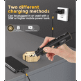 thumbnail image 3 of 40kHz Ultrasonic Cutter: 35w Ultrasonic Cutter with 50 Replacement Blades and OLED Display -Suitable for Printed US Plug, 3 of 7