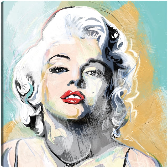 Cuadro Decorativo - Marilyn Retrato I Jr Impresión en canvas, estrechado.