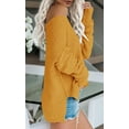 thumbnail image 2 of Sherrylily Women Off Shoulder Knit Sweaters Oversized Long Sleeve Loose Lightweight Pullover, 2 of 4
