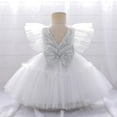 thumbnail image 3 of BULLPIANO Girls First Communion Dresses Tull Dress Ball Gown Dresses For Girls Princess Dresses Wedding Flower Girl Pageant Gown Party Dress, 3 of 9