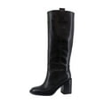 thumbnail image 2 of Steve Madden Posey Women's Boots Black Leather Size 10 M, 2 of 8