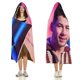 thumbnail image 3 of Nick Jonas Manta Capa con Capucha Anti-Bolitas, Manta de Lana Ártica Suave, Manta Portátil de Felpa Ligera y Lujosa, Poncho para Siesta en Casa y Oficina, 100*130cm, 3 of 6
