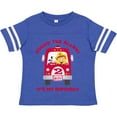 thumbnail image 3 of Inktastic Fire Truck 2nd Birthday Boy Boys Toddler T-Shirt, 3 of 5
