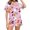 White women halloween 2 piece sets a5, variant on Bzdzmqm Women Halloween 2 Piece Sets Print Short Sleeve Round Neck Casual Outfits Breathable Cool Shorts Lounge Set, White S