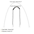 thumbnail image 2 of Uxcell 39" Iron Flat Chain Strap Purse Shoulder DIY Replacement(Black Silver), 2 of 5