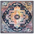 thumbnail image 2 of SAFAVIEH Crystal Debra Southwestern Area Rug, Navy/Fuchsia, 8' x 8' Square, 2 of 12